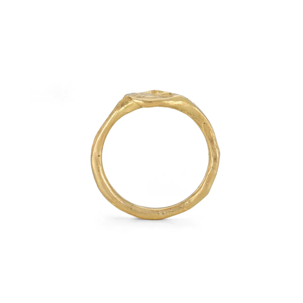 Signet Morvah Ring 18ct Gold