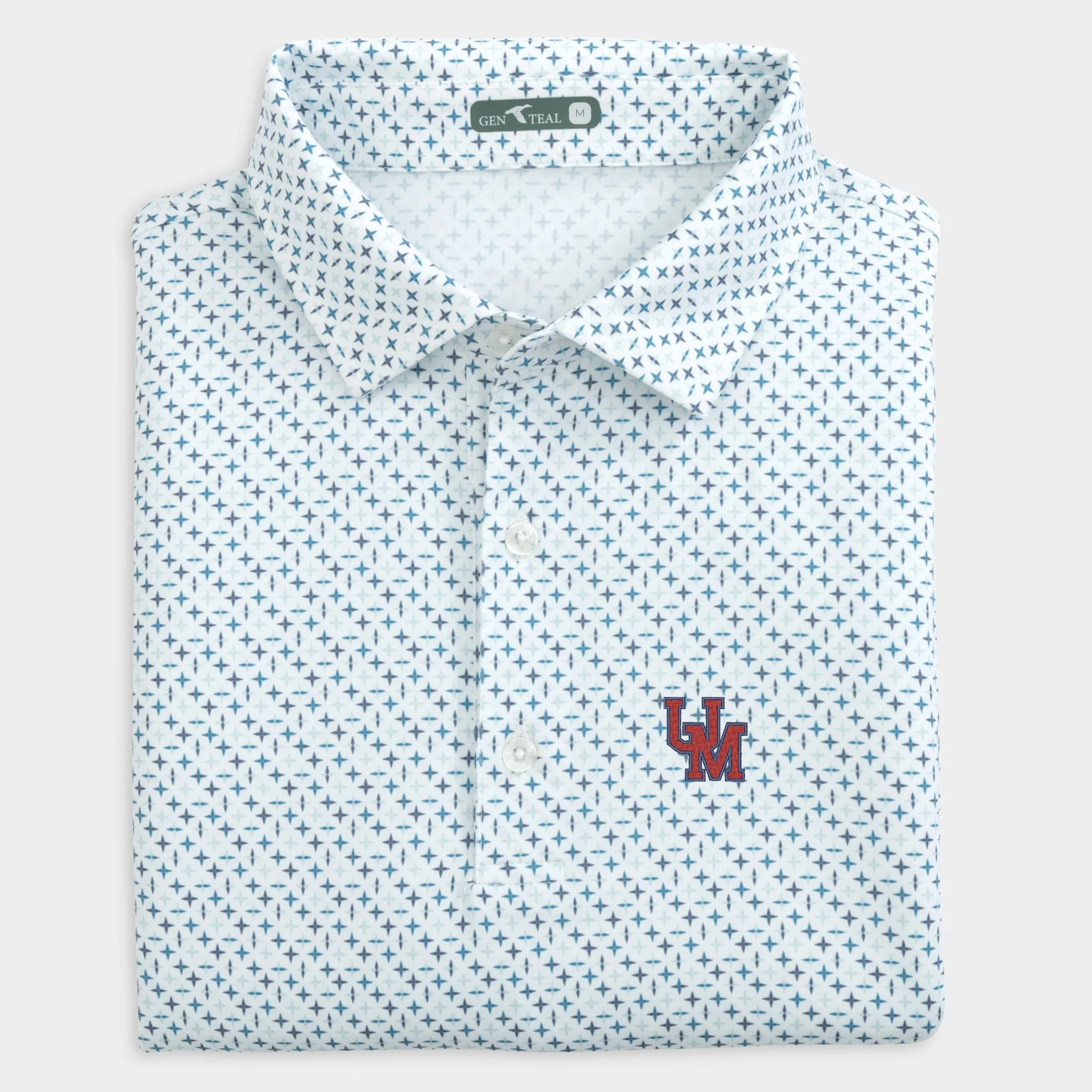 Sunday Ole Miss Star Printed Performance Polo