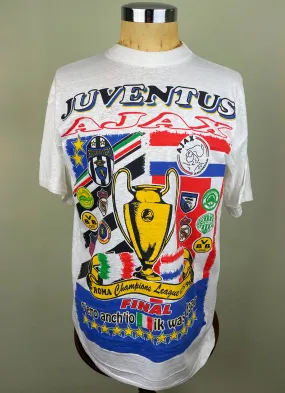 T-Shirt | 1996 | Juventus vs Ajax | European Cup Final | Bootleg T-Shirt