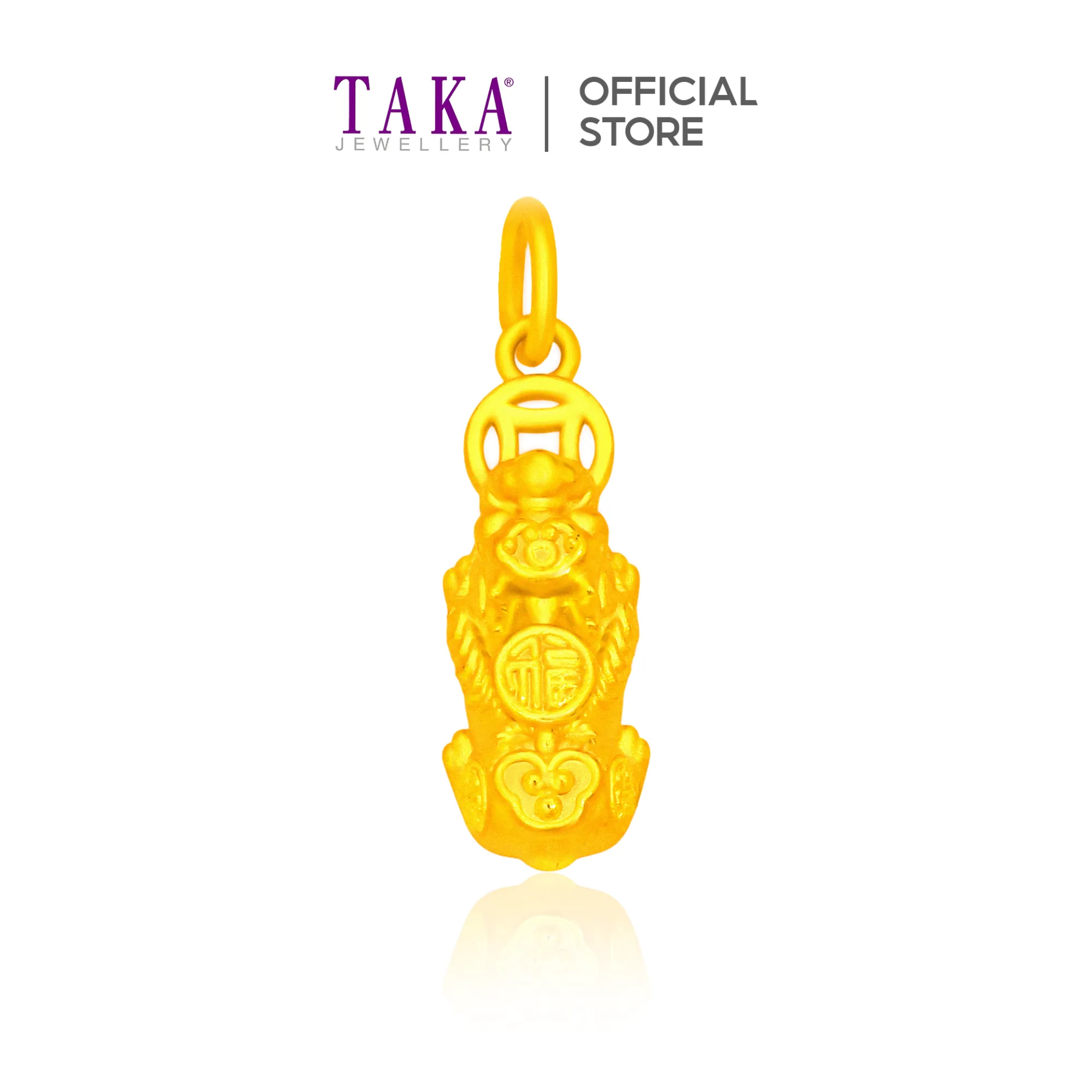 TAKA Jewellery 999 Pure Gold Pixiu Pendant