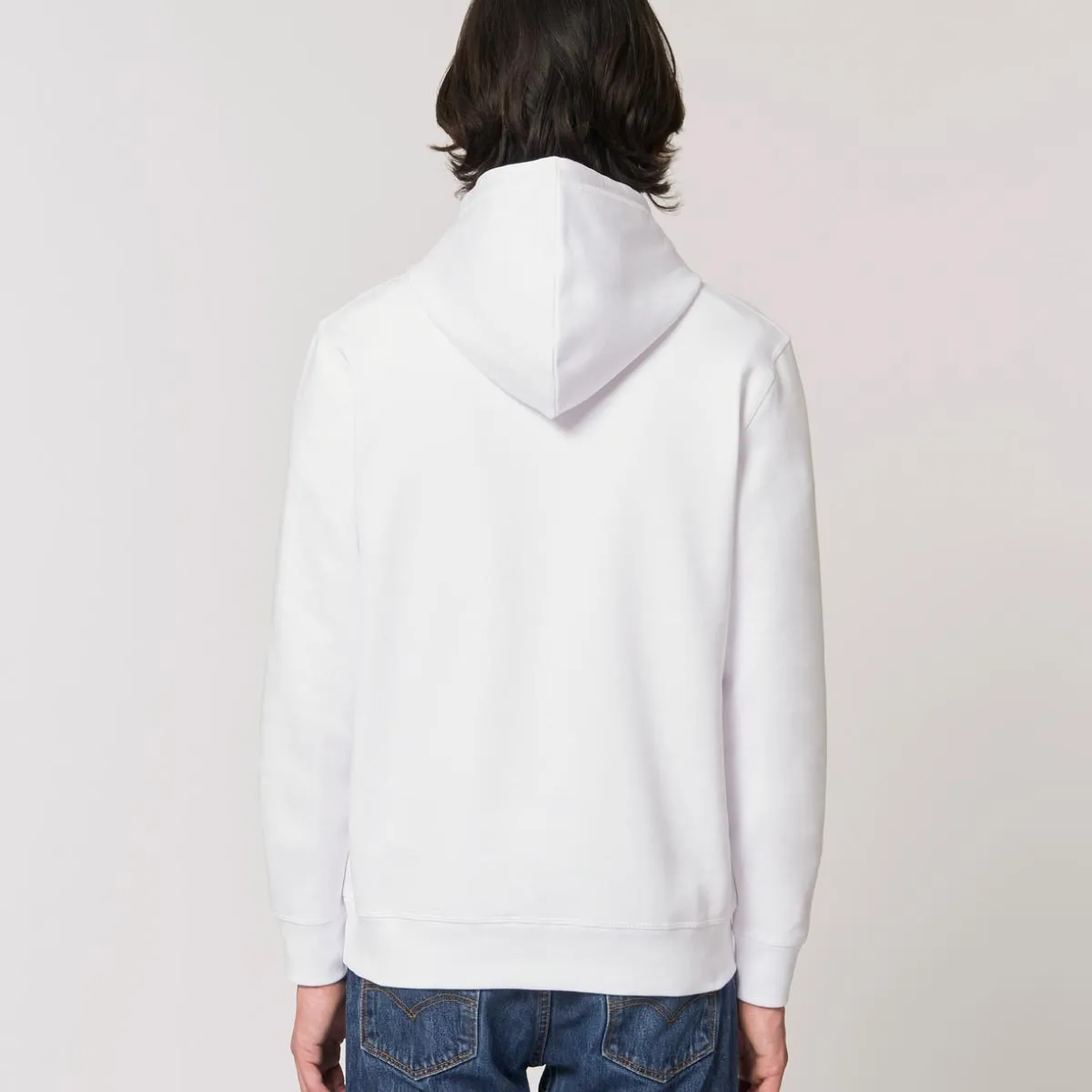 The Classics Hoodie - Embroidered Logo - Frost White - ORGANIC X RECYCLED