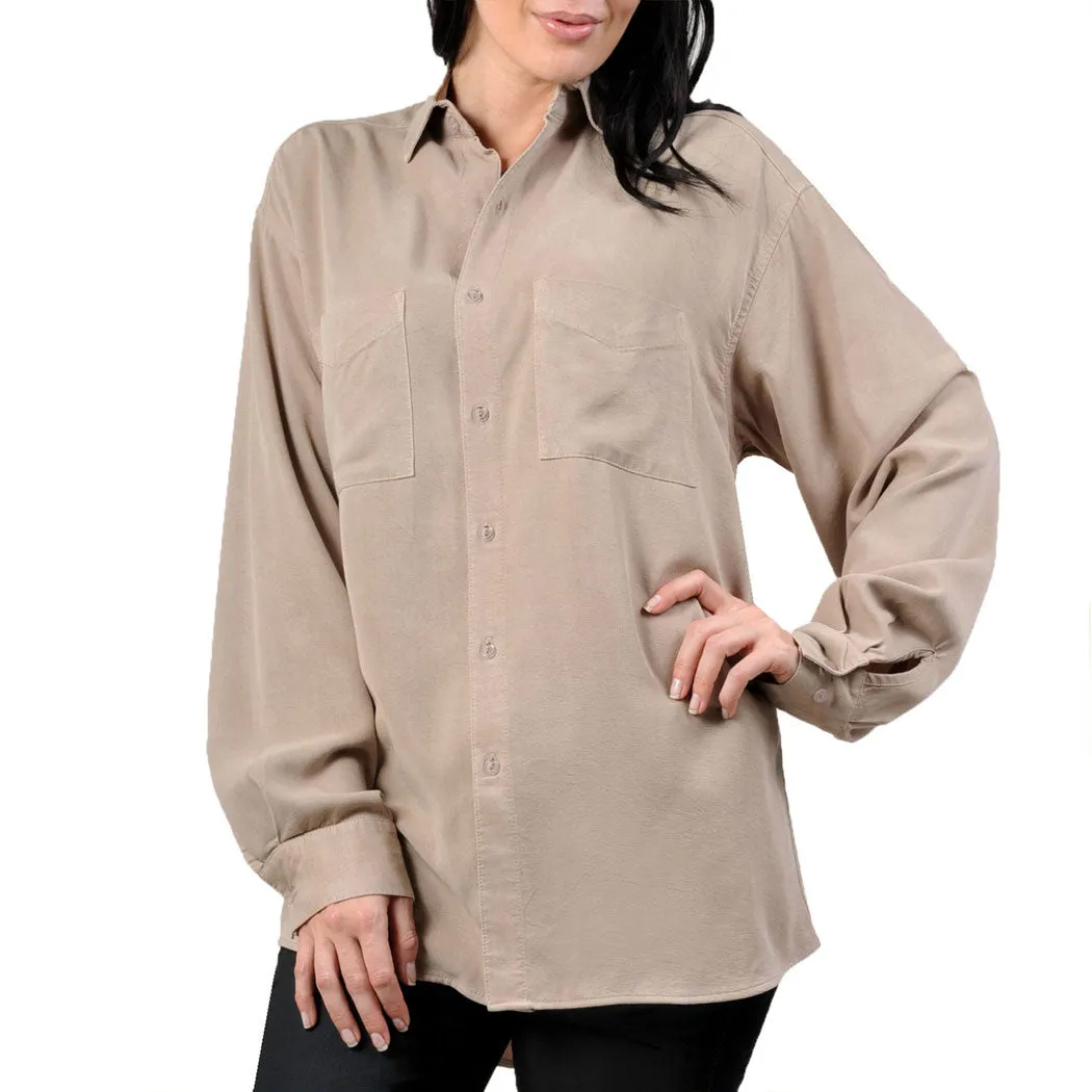 Tianello TENCEL™ Boyfriend Shirt - More Colors