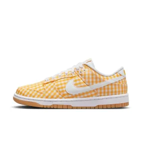 WMNS Nike Dunk Low "Yellow Gingham"