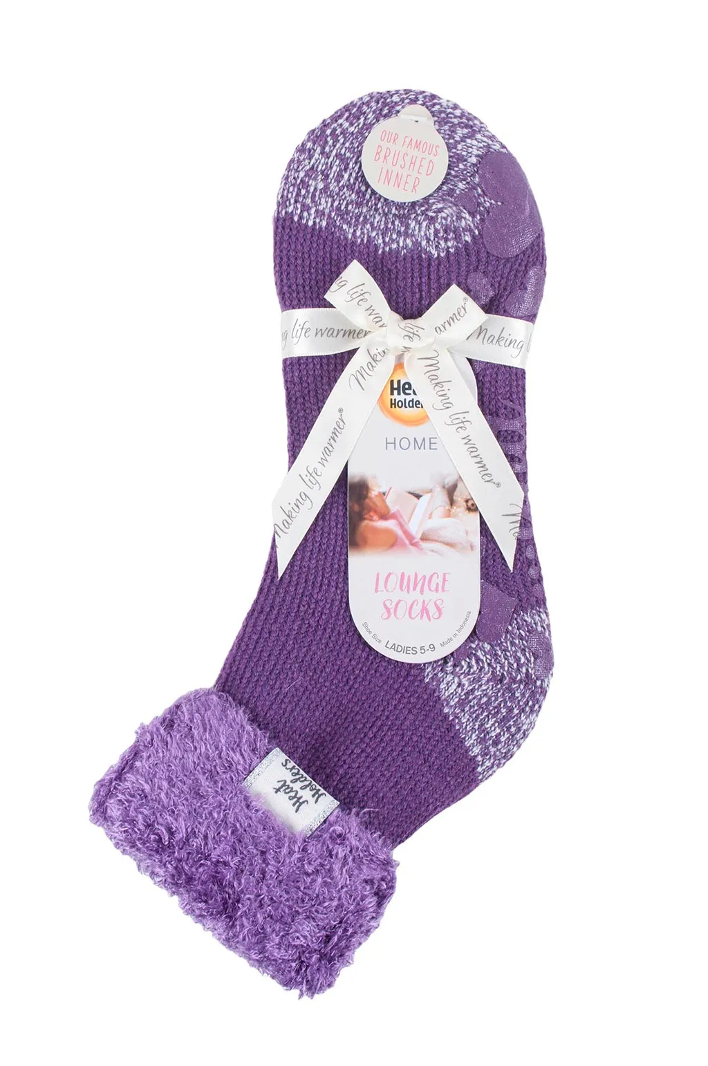 Women's Feather Cuff Lounge Socks